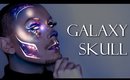 Sexy Holographic Galaxy Skull - Halloween 2017 Makeup Tutorial