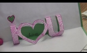 DIY: Valentine's day pop-up card