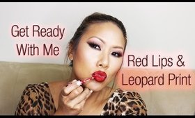 GRWM:  Leopard Romper & Red Velvet Lips