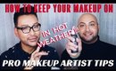 How To Keep Your Makeup On In Hot Weather | mathias4makeup