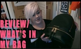 Michael Kors Rhea Medium Backpack Review / What's In My Bag