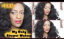 GRWM: My Baby Shower Makeup (+ Hair Take Down) l TotalDivaRea