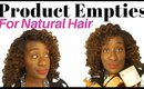 NATURAL HAIR Product EMPTIES 2017 | Favorite Cleansers, Conditioners, Moisturizers & More!
