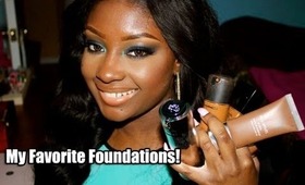 My Top 5 Foundations!