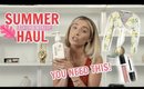 SUMMER HAUL! New FASHION & BEAUTY products! | Lauren Elizabeth