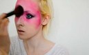 klaaqu.com: Pink Warrior makeup look