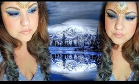 Cutcrease: Maquillaje Azul y Negro Dramatico De Invierno