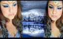 Cutcrease: Maquillaje Azul y Negro Dramatico De Invierno