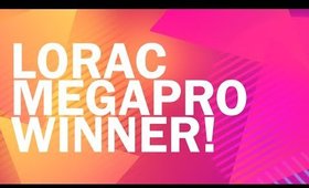 LORAC MegaPRO Giveaway Winner!