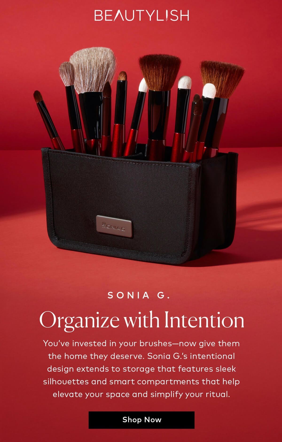 You’ve invested in your brushes—now give them the home they deserve. Shop Sonia G.'s brush organizers at Beautylish.com