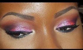 Hot pink & GLITTER!!!