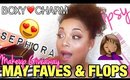 MAY FAVORITES & FLOPS 2017 + GIVEAWAY | Beauty Unboxing Natural Hair Skincare Makeup | MelissaQ