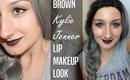 Kylie Jenner Brown Lip Makeup Look