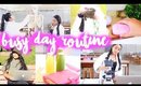 BUSY DAY ROUTINE : a busy day in our life | Paris & Roxy