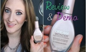 Maybelline Dream Wonder Fluid-Touch Foundation | Review & Demo