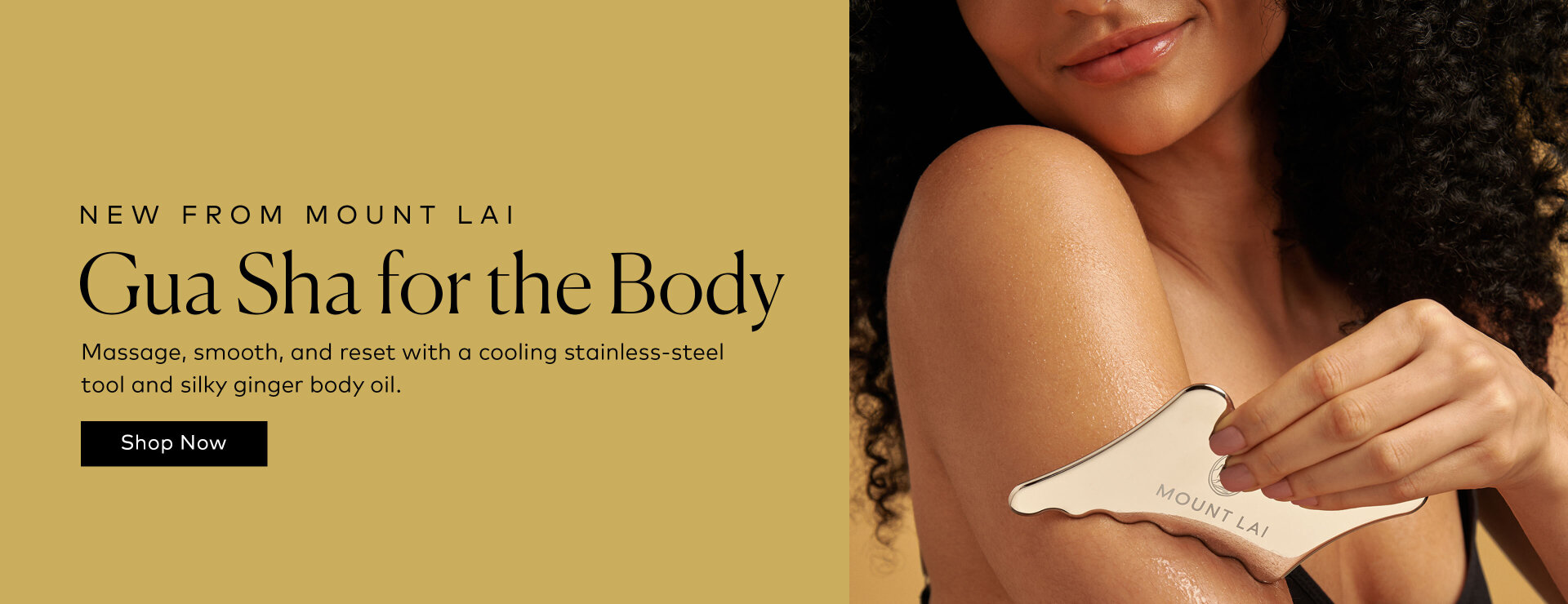 Create a relaxing body-care ritual with a cooling stainless-steel tool and silky ginger body oil made for massage and smoother-looking skin. Shop the Mount Lai Body Sculpt Release Tool and Body Oil on Beautylish.com
