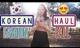 KOREAN Fashion Shopping Haul | Autumn Lookbook