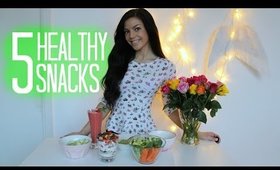 5 Sunne snacksretter  //  5 Healthy snacks  //  www.stina.blogg.no