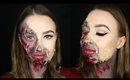 Melted Zombie // Melting Face Makeup // Halloween // SFX Makeup