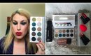 Morphe Brand Review | Jaclyn Dark Magic Palette Swatching Every Shade On Eyes