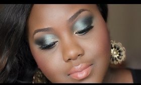 Elegant Emerald Evening Look with Fashion Fair| Chanel Boateng