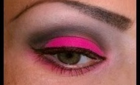 NEON PINK EYESHADOW TUTORIAL