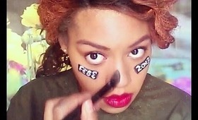 Beyonce "2013 Superbowl" Inspired Makeup Look