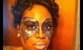 Black & Gold Masquerade Mask