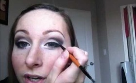 smokey cut crease eye makeup tutorial