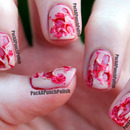 Ripped Flesh Halloween Special Effect Nail Art