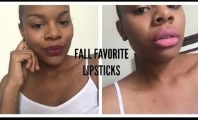 Fall Favorite Lipsticks | Prettydene