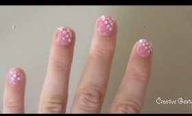 Pink Dotty Nail Tutorial