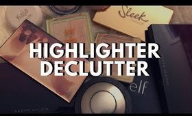 HIGHLIGHTER DECLUTTER 🔪 MINIMALIST HIGHLIGHTER COLLECTION IN ONE MUJI DRAWER