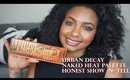 Urban Decay Naked Heat Palette Show -n- Tell | Deep Skin Swatches
