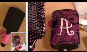 StyleScoop - GIVEAWAY DIY Style Your Hair Brush (Monogram Gift Idea)