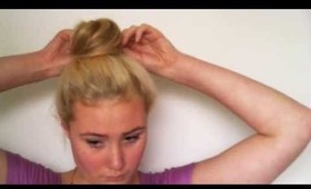 Easy High Bun Tutorial