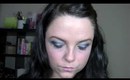 My First Make-Up Tutorial: Electric Blue Eyes