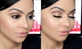 Get Ready With Me: Gold & Bronze Makeup tutorial