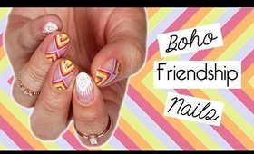 Friendship Bracelet & Boho Nail Art | Mananails Inspired ♡