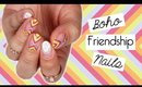 Friendship Bracelet & Boho Nail Art | Mananails Inspired ♡