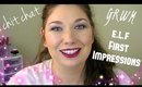 First Impression | Chit Chat GRWM | new e.l.f products♥