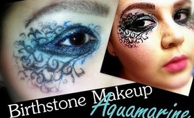 Birthstone Makeup: Aquamarine--Peacock Coral