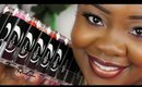 Black Opal Lipstick Collection and Lip Swatches