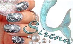 SIRENA NOKTI - Mermaid nail art flakes | bydanijela.com