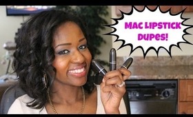 MAC Lipstick Dupes (Candy Yum Yum, Heroine, Ruby Woo, Rebel, Lady Danger)