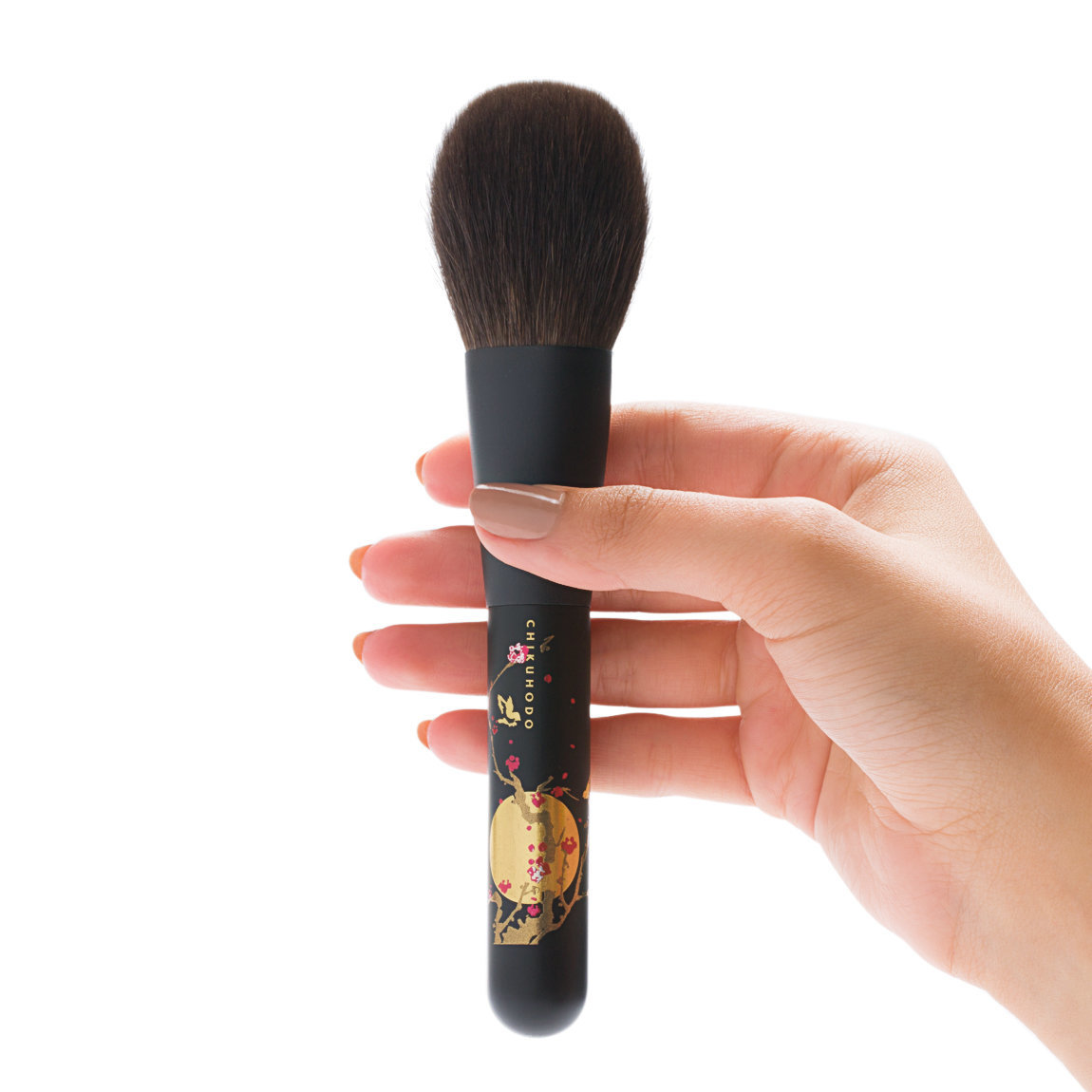 CHIKUHODO フェイスブラシ 蒔絵桜柄 CHIKUHODO フェイスブラシ 蒔絵桜柄 桜（パウダーブラシ）：MK