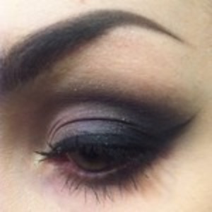 I used bulletproof on the outer corner, and blended lumi over the entire lid and put a little Paperdoll on the center. I used Royal Sugar on the lower lash line very softly because the color is so beautiful, but looks horrible with my eye color.
