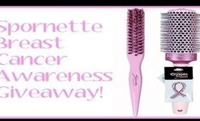 Spornette Breast Cancer Awareness Ltd. Pink Edition Brush Giveaway!