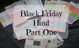 Black Friday Sticker Haul Part 1(Planning roses, Paige Plans, and dalyasdaintydesigns