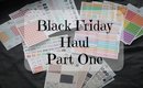 Black Friday Sticker Haul Part 1(Planning roses, Paige Plans, and dalyasdaintydesigns